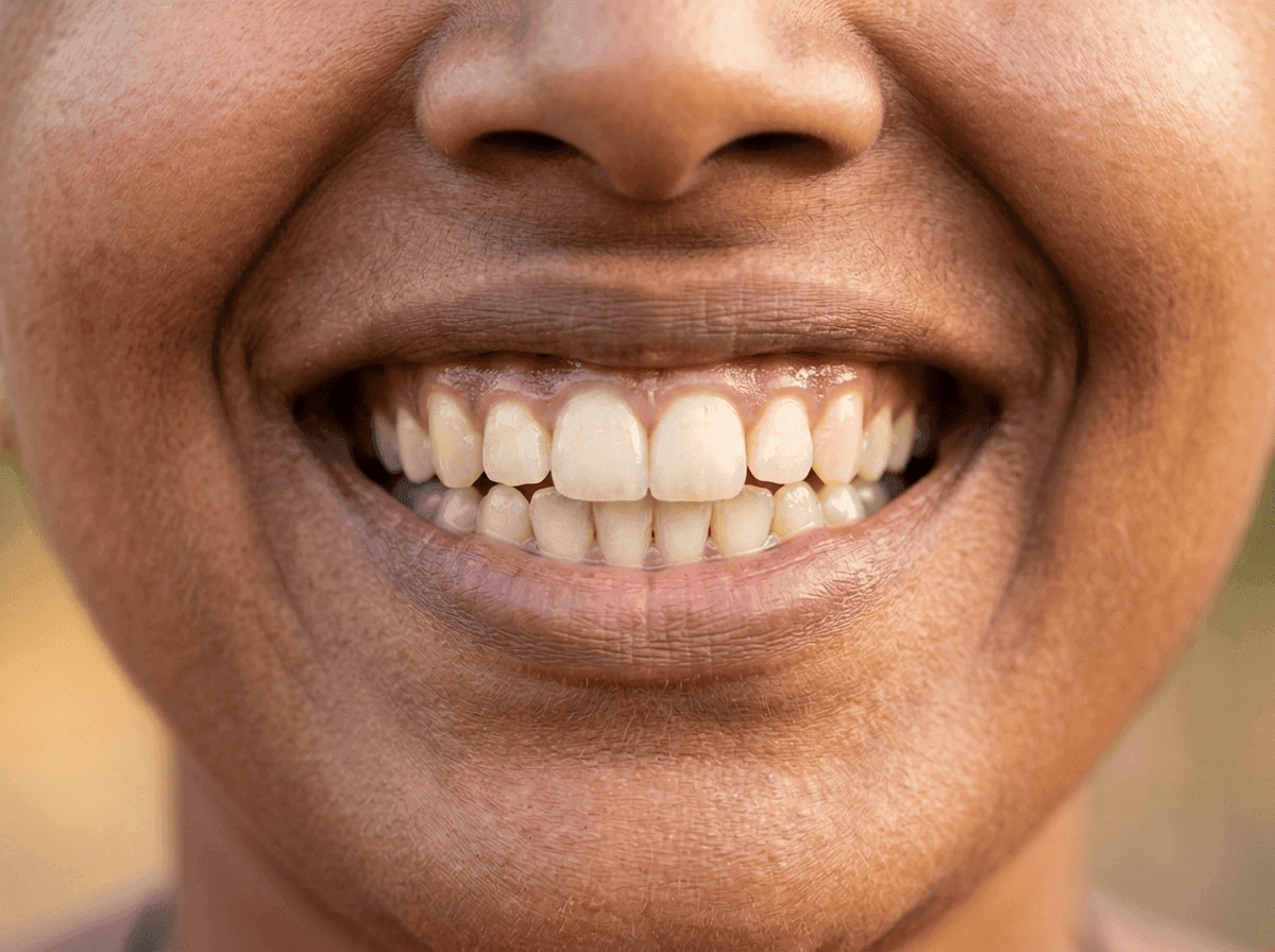 After emergency dentistry at Dent Health, Banjara Hills, Hyderabad - A knocked-out tooth restored to a complete smile.