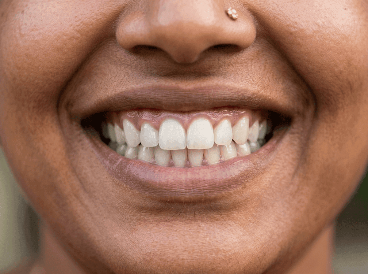 After preventive dentistry at Dent Health, Banjara Hills, Hyderabad - Stains and tartar cleared with a professional cleaning. After preventive dentistry at Dent Health, Banjara Hills, Hyderabad - Stains and tartar cleared with a professional cleaning.