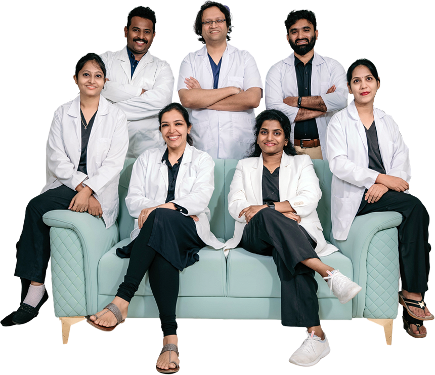 Expert dentists specializing in diverse dental care services at Dent Health Dental Hospital in Banjara Hills, Hyderabad