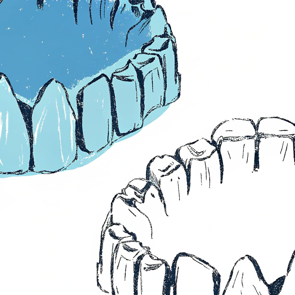 ough or chipped tooth edges causing discomfort
