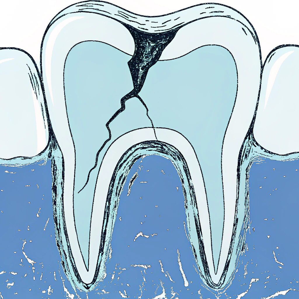 Weak teeth with large fillings strengthened using dental crowns – Banjara Hills