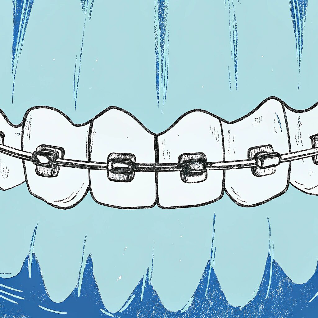 Metal braces with brackets and wires – affordable orthodontic option in Banjara Hills, Hyderabad