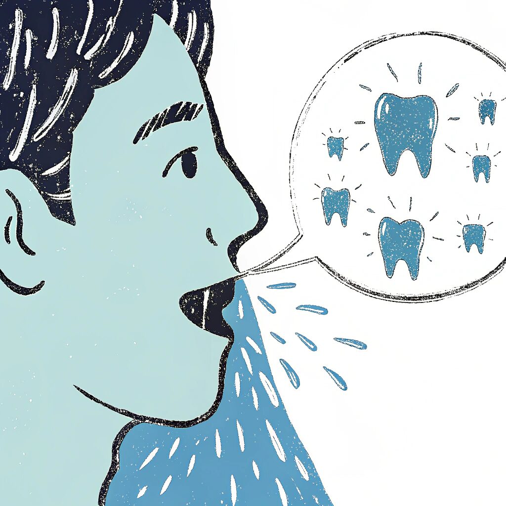 Persistent bad breath due to plaque or gum disease – treated at Dent Health, Banjara Hills