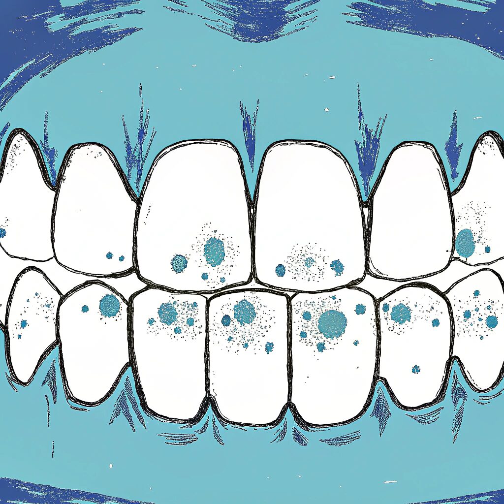 Pus formation between gums and teeth – sign of gum infection treated at Dent Health, Banjara Hills
